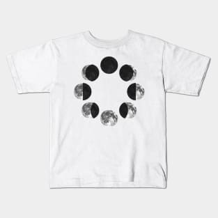 Moon Phases Kids T-Shirt